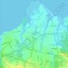 Mappa topografica Van Marters Corner, altitudine, rilievo