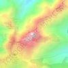 Mappa topografica Paglia Orba, altitudine, rilievo