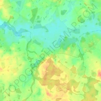 Mappa topografica Wesselstorf, altitudine, rilievo