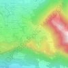 Mappa topografica Chez Folliex, altitudine, rilievo