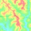 Mappa topografica Vandalia, altitudine, rilievo