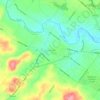 Mappa topografica Kimberton, altitudine, rilievo