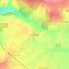Mappa topografica Coudray, altitudine, rilievo