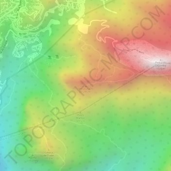 Mappa topografica Meu Castelo, altitudine, rilievo