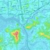 Mappa topografica 羅湖村, altitudine, rilievo