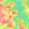 Mappa topografica Tiracols, altitudine, rilievo