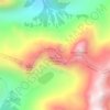 Mappa topografica Cerro Nudo Orográfico, altitudine, rilievo