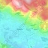 Mappa topografica Saint François, altitudine, rilievo