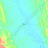 Mappa topografica Dighinala, altitudine, rilievo