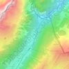 Mappa topografica Le Mollard, altitudine, rilievo