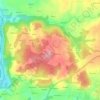 Mappa topografica Kerpolican, altitudine, rilievo