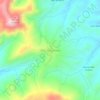 Mappa topografica Alto de Mulatos, altitudine, rilievo
