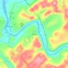 Mappa topografica Moween, altitudine, rilievo