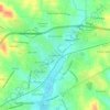 Mappa topografica Colonial Acres, altitudine, rilievo