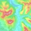 Mappa topografica Le Bourdil, altitudine, rilievo