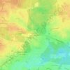Mappa topografica La Palombière, altitudine, rilievo