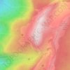 Mappa topografica La Grande Sure, altitudine, rilievo