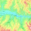 Mappa topografica 循化县, altitudine, rilievo