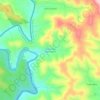 Mappa topografica Linha Irineu Bornausen, altitudine, rilievo