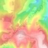 Mappa topografica Trousa, altitudine, rilievo