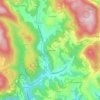 Mappa topografica Macchialunga, altitudine, rilievo
