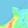 Mappa topografica Sabanilla, altitudine, rilievo