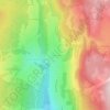 Mappa topografica Le Grand-Abergement, altitudine, rilievo