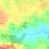 Mappa topografica Landier de sur le Rocher, altitudine, rilievo
