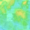 Mappa topografica Bonnet Spring, altitudine, rilievo