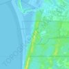 Mappa topografica IJmuiderslag, altitudine, rilievo