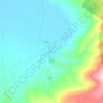 Mappa topografica Yeşilyurt, altitudine, rilievo