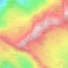Mappa topografica Cima Venezia - Veneziaspitze, altitudine, rilievo
