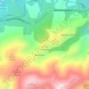 Mappa topografica Pico la Rondiella, altitudine, rilievo