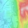 Mappa topografica Eastridge Acres, altitudine, rilievo