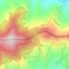 Mappa topografica Carvers Gap, altitudine, rilievo