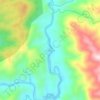 Mappa topografica Paraiso, altitudine, rilievo