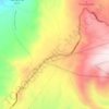Mappa topografica La Paz, altitudine, rilievo