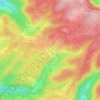 Mappa topografica La Bachetey, altitudine, rilievo