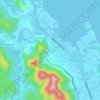 Mappa topografica Nula-Tula, altitudine, rilievo