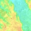 Mappa topografica Grand Montatin, altitudine, rilievo
