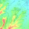 Mappa topografica Ganaghello, altitudine, rilievo
