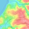 Mappa topografica Trevarnon, altitudine, rilievo