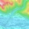 Mappa topografica Avonnex, altitudine, rilievo