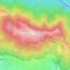 Mappa topografica Sidi Belloua, altitudine, rilievo