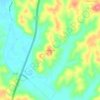 Mappa topografica Mount Zion, altitudine, rilievo