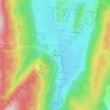 Mappa topografica Le Calvaire, altitudine, rilievo