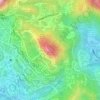Mappa topografica 大上托, altitudine, rilievo