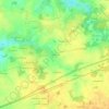 Mappa topografica La Proutière, altitudine, rilievo
