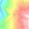 Mappa topografica Guane, altitudine, rilievo
