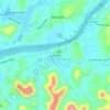 Mappa topografica Vazhakkad, altitudine, rilievo